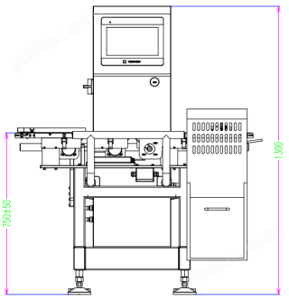 高精度称重机 MEMS传感器芯片290g高精度称重机分选机