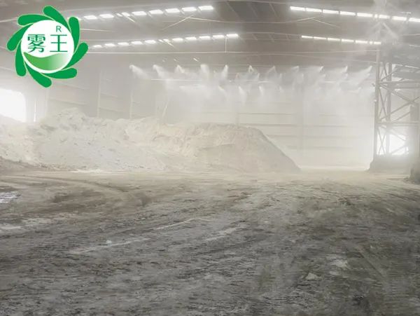 霧鎖揚塵守護藍天：喜上喜水泥廠料棚噴霧降塵系統為環保添力