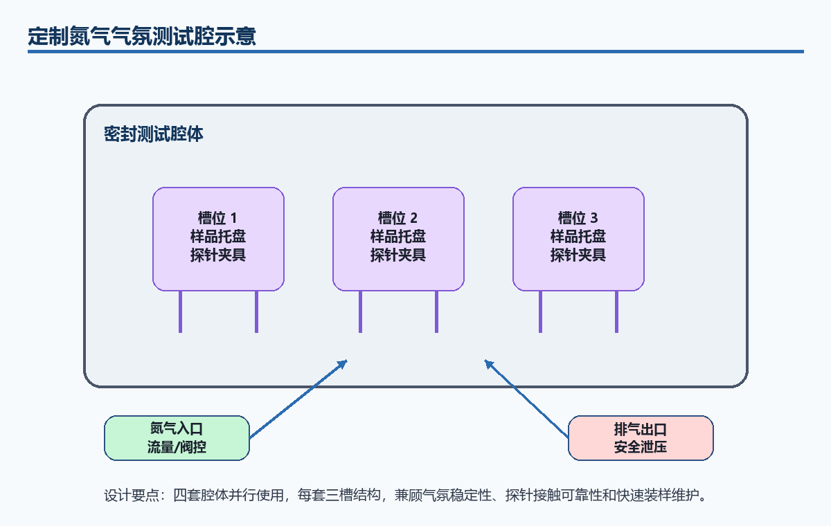 图 3 定制氮气气氛测试腔示意图